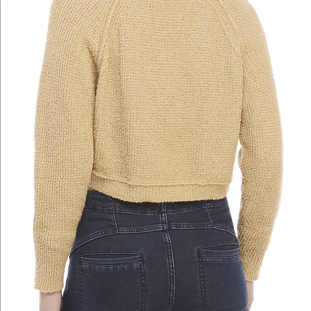 Free People High Low V Neck Sweater - Picture 2 of 3
